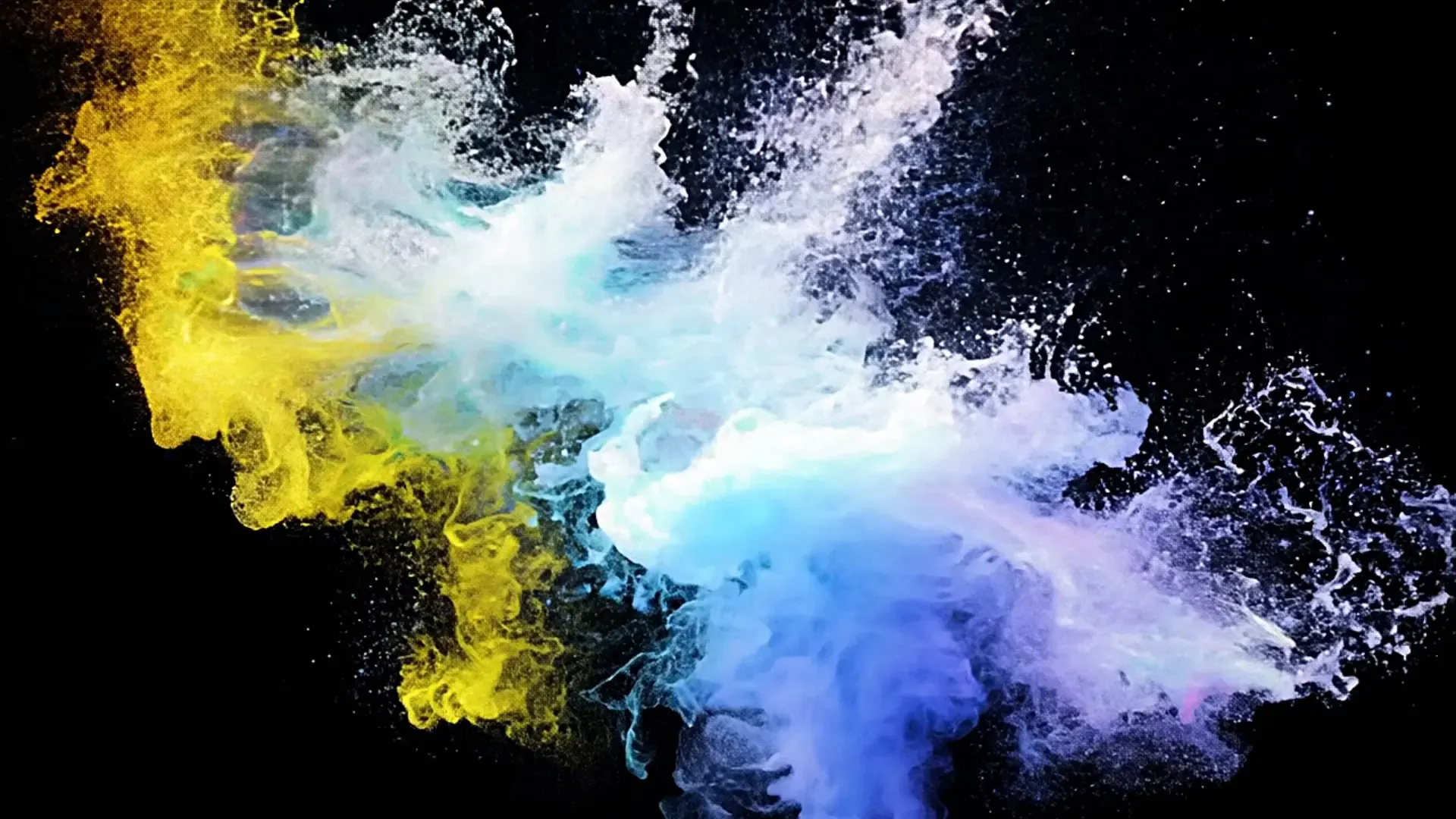 Abstract Liquid Color Burst Background for Logo Intros